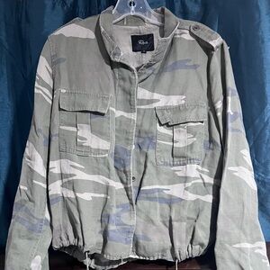 Rails Taupe Linen Shirt